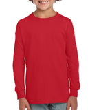 Gildan Ultra Cotton Youth Long Sleeve T-Shirt (2400B) Plain T-Shirt (Tees), signprice Gildan - Ace Workwear
