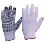 Pro Choice Knitted Poly/Cotton With PVC Dots Gloves - Carton (300 Pairs) (342KPD) Cotton Gloves ProChoice - Ace Workwear
