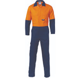 DNC Hi Vis Cotton Drill Coverall/Overall (3851) Hi Vis Coveralls (Overalls) DNC Workwear - Ace Workwear