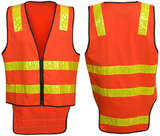 Hi Vis Vic Road Style Day Night Safety Vest (V86) Hi Vis Vest Blue Whale - Ace Workwear