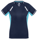 Biz Ladies Renegade Tee (T701LS) T-Shirt (Tees) With Designs Biz Collection - Ace Workwear