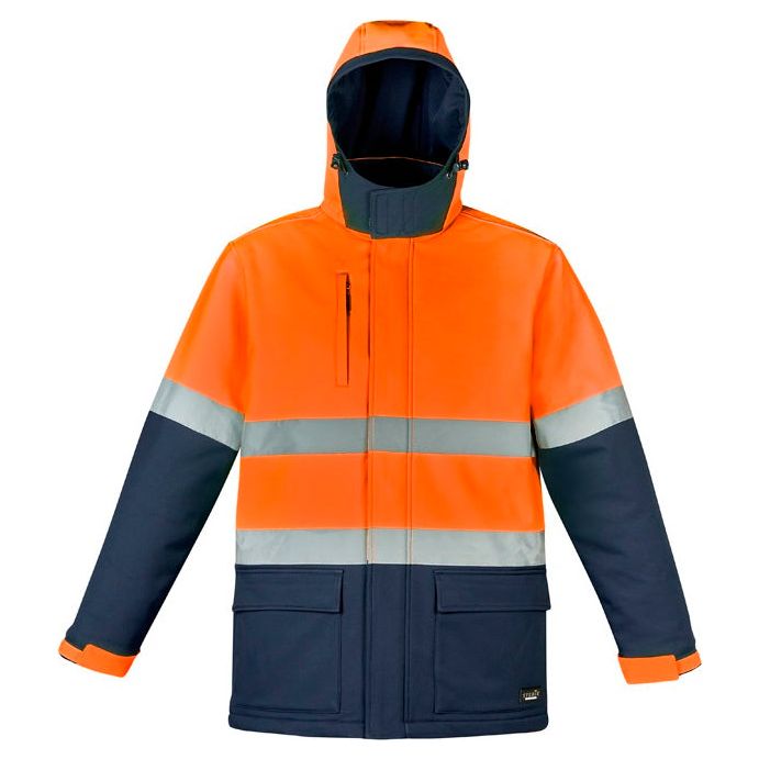 Unisex Hi Vis Antarctic Softshell Taped Jacket ZJ553