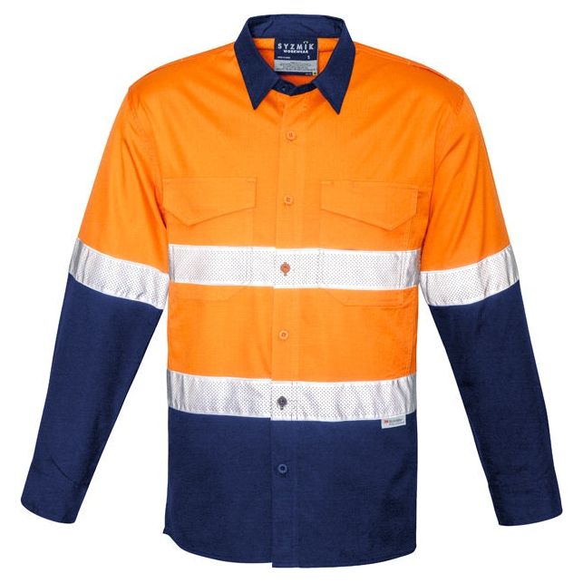 SYZMIK Flame Retardant HRC2/PPE2 Spliced Shirt ZW140