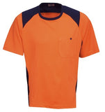 Hi Vis Cool Dry Action T-shirt (T82) Hi Vis Tees & Singlet Blue Whale - Ace Workwear