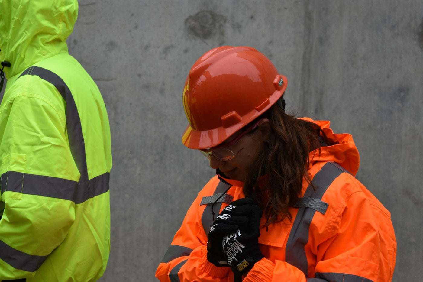 high visibility work jacket