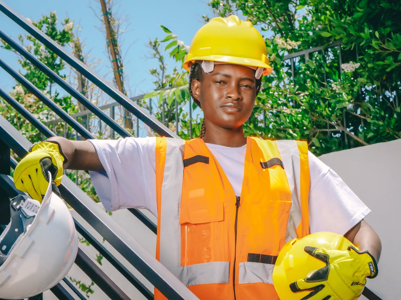 printed hard hats and PPE