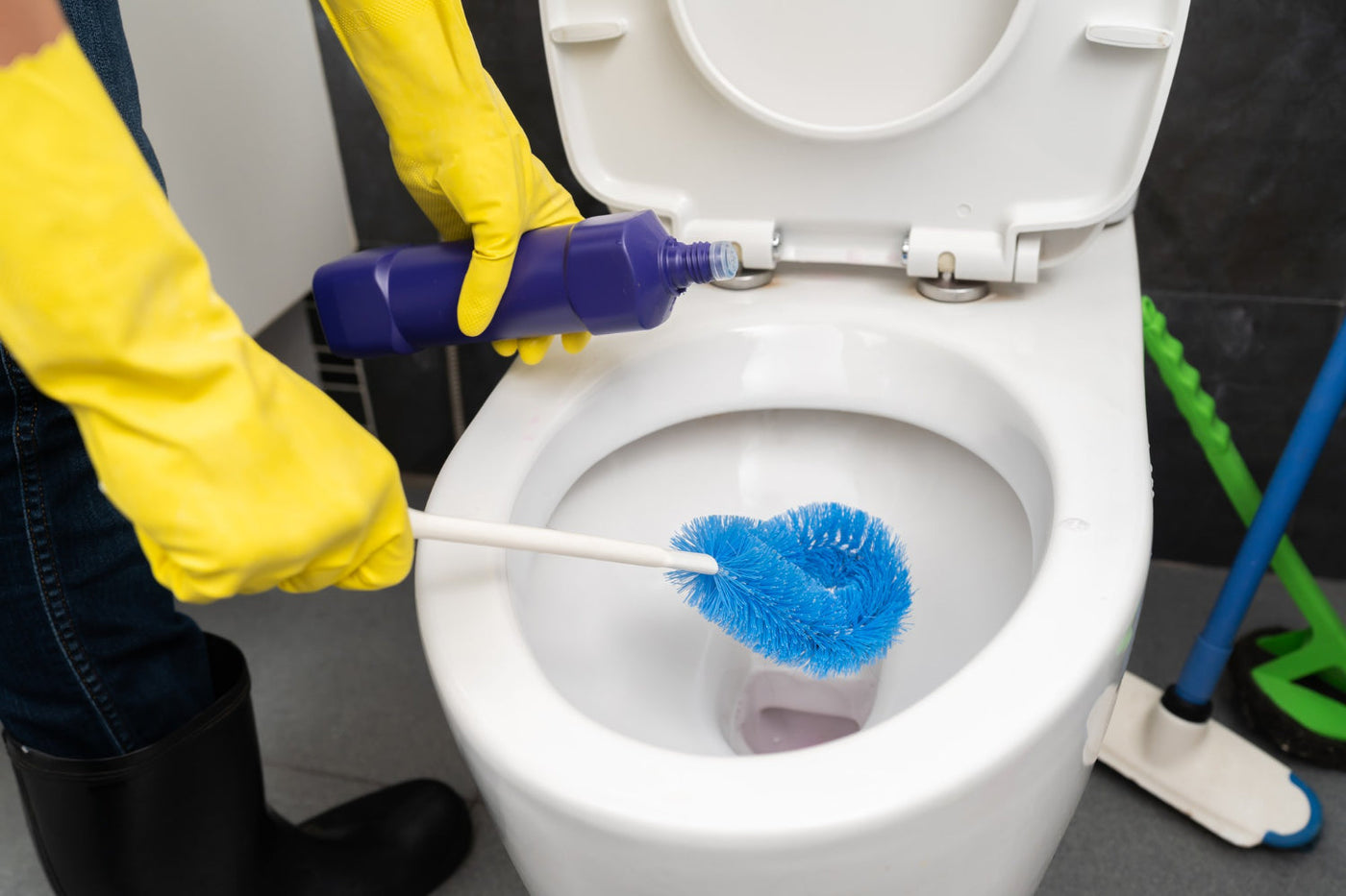 toilet cleaning