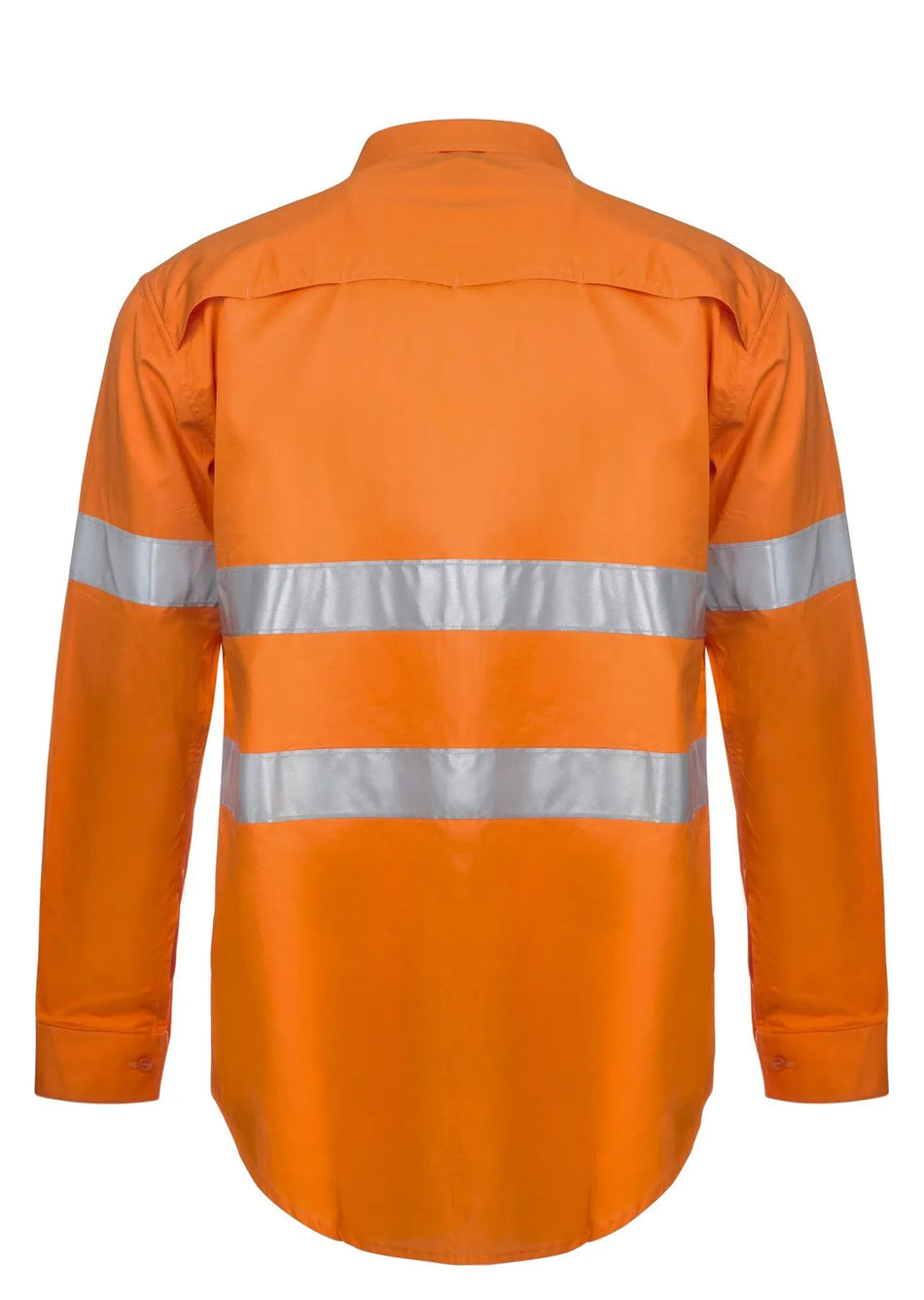 Workcraft Lightweight Hi Vis Long Sleeve Vented Cotton Drill Reflective Shirt (WS4131)