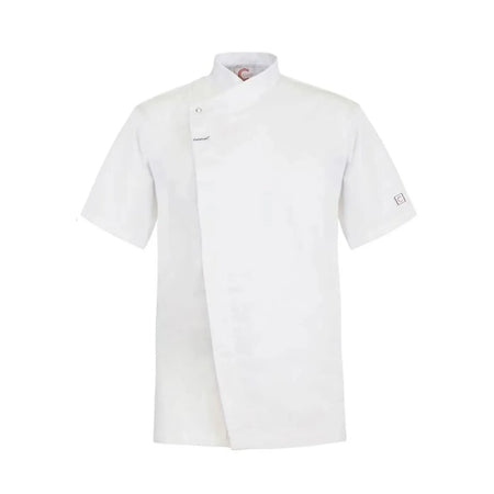 Workcraft Chefscraft Short Sleeve Chefs Tunic With Concealed Front (CJ041) - Ace Workwear