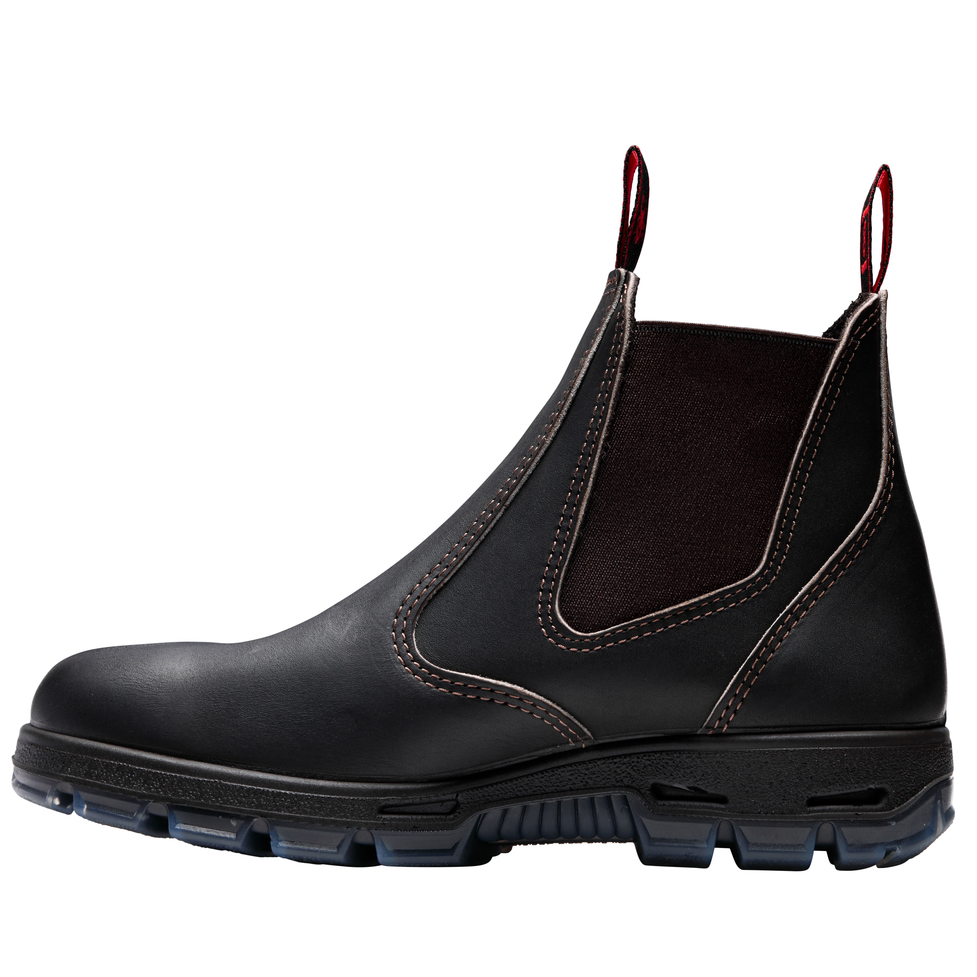 Redback Elastic Sided Bobcat Claret Oil Kip Steel Toe Cap Safety Boot (USBOK) - Ace Workwear