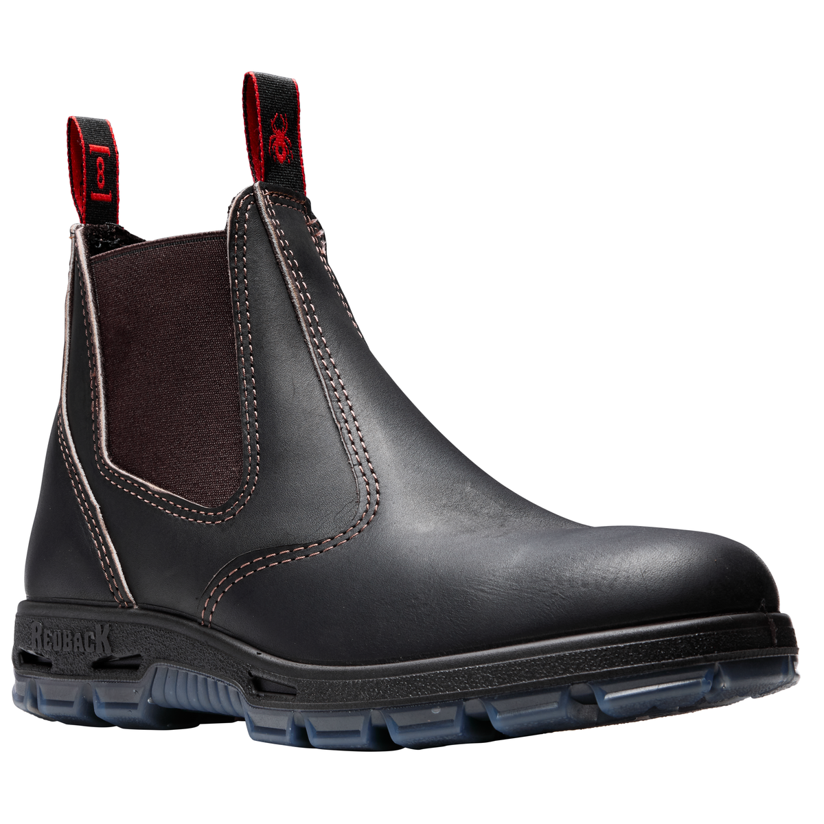 Redback Elastic Sided Bobcat Claret Oil Kip Steel Toe Cap Safety Boot (USBOK) - Ace Workwear