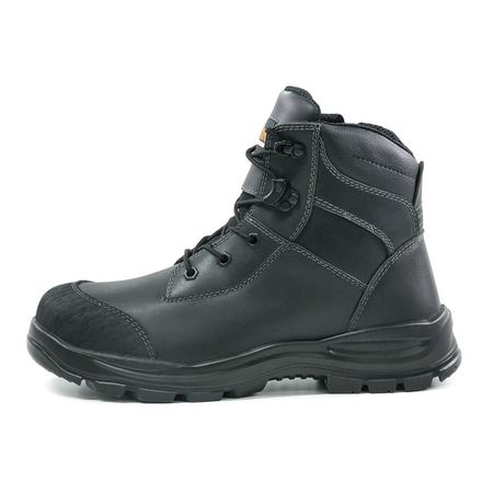 Bison Tor Zip Side Lace Up Black Safety Boot (TOR) - Ace Workwear
