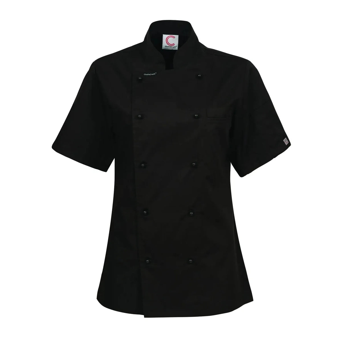 Workcraft Chefscraft Womens Lightweight Executive Short Sleeve Chefs Lightweight Jacket (CJL22) - Ace Workwear