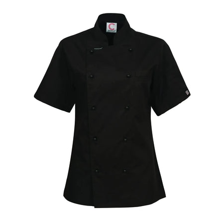 Workcraft Chefscraft Womens Lightweight Executive Short Sleeve Chefs Lightweight Jacket (CJL22) - Ace Workwear