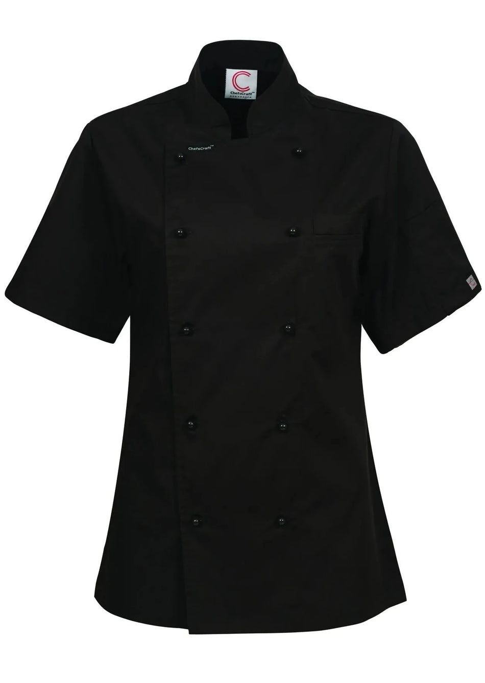 Workcraft Chefscraft Womens Lightweight Executive Short Sleeve Chefs Lightweight Jacket (CJL22)