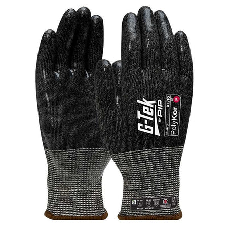 G-Tek PolyKor 13G Cut Resistant F Silicone Dip Glove - Carton of 120 (16-473) - Ace Workwear