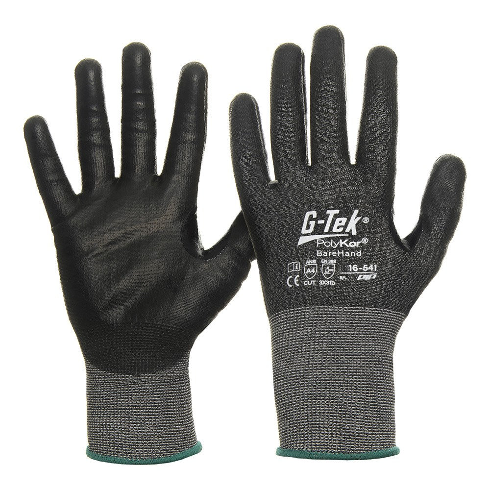 G-Tek Polykor Barehand Cut Resistant D Glove - Carton of 120 (16-541) - Ace Workwear