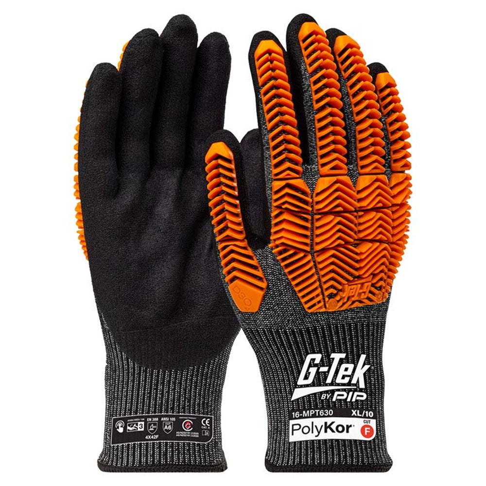 G-Tek PolyKor 13G Seamless Impact Cut F Glove - Pack of 12 (16-MPT630) - Ace Workwear