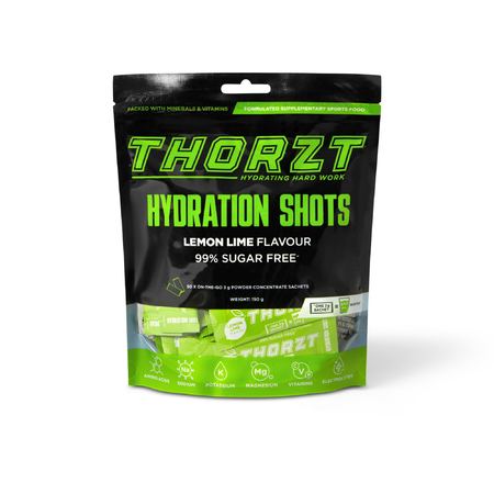 Thorzt 99% Sugar Free Hydrations Shots - 50 x 3gm Sachets - Ace Workwear