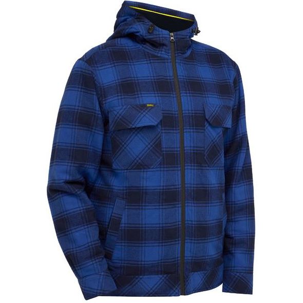 Bisley Zip Hoodie with Sherpa Lining (BJ6102) - Ace Workwear