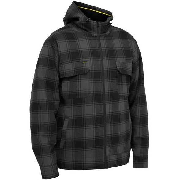 Bisley Zip Hoodie with Sherpa Lining (BJ6102) - Ace Workwear