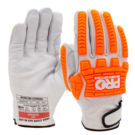 ProChoice Goat Grain Leather Cut F Impact Rigger Gloves - Pack of 6 (GGL41IMCR)
