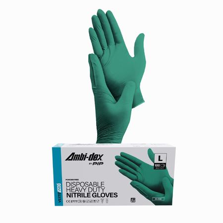 PIP VertePro Disposable 24cm Heavy Duty Nitrile Gloves (63-502) (500pcs/10 Boxes)