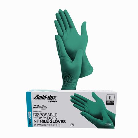 PIP VertePro Plus Disposable 30cm Heavy Duty Nitrile Gloves (63-503) (500pcs/10 Boxes)