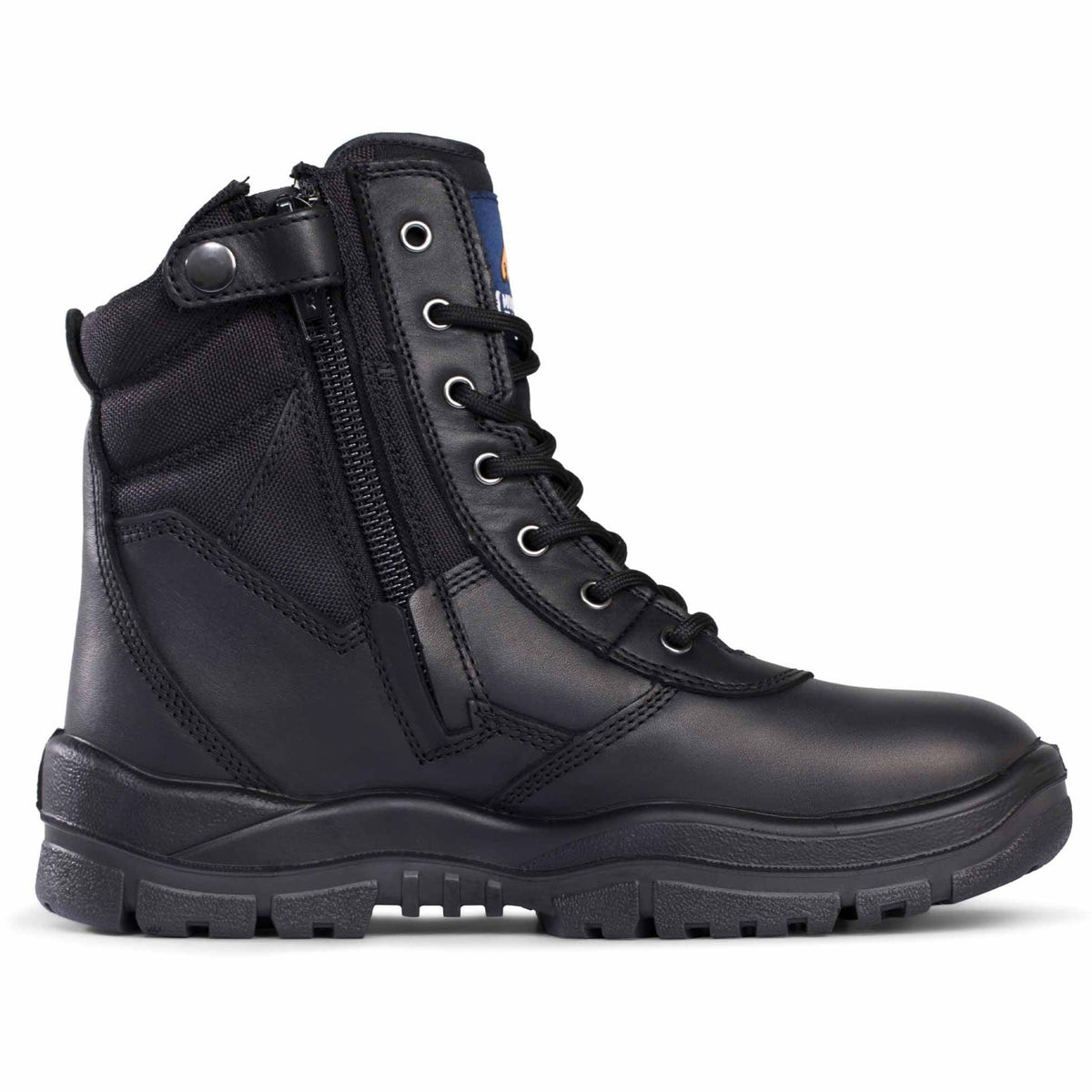 Mongrel Black Non Safety High Leg Zipsider Boot (951020) - Ace Workwear