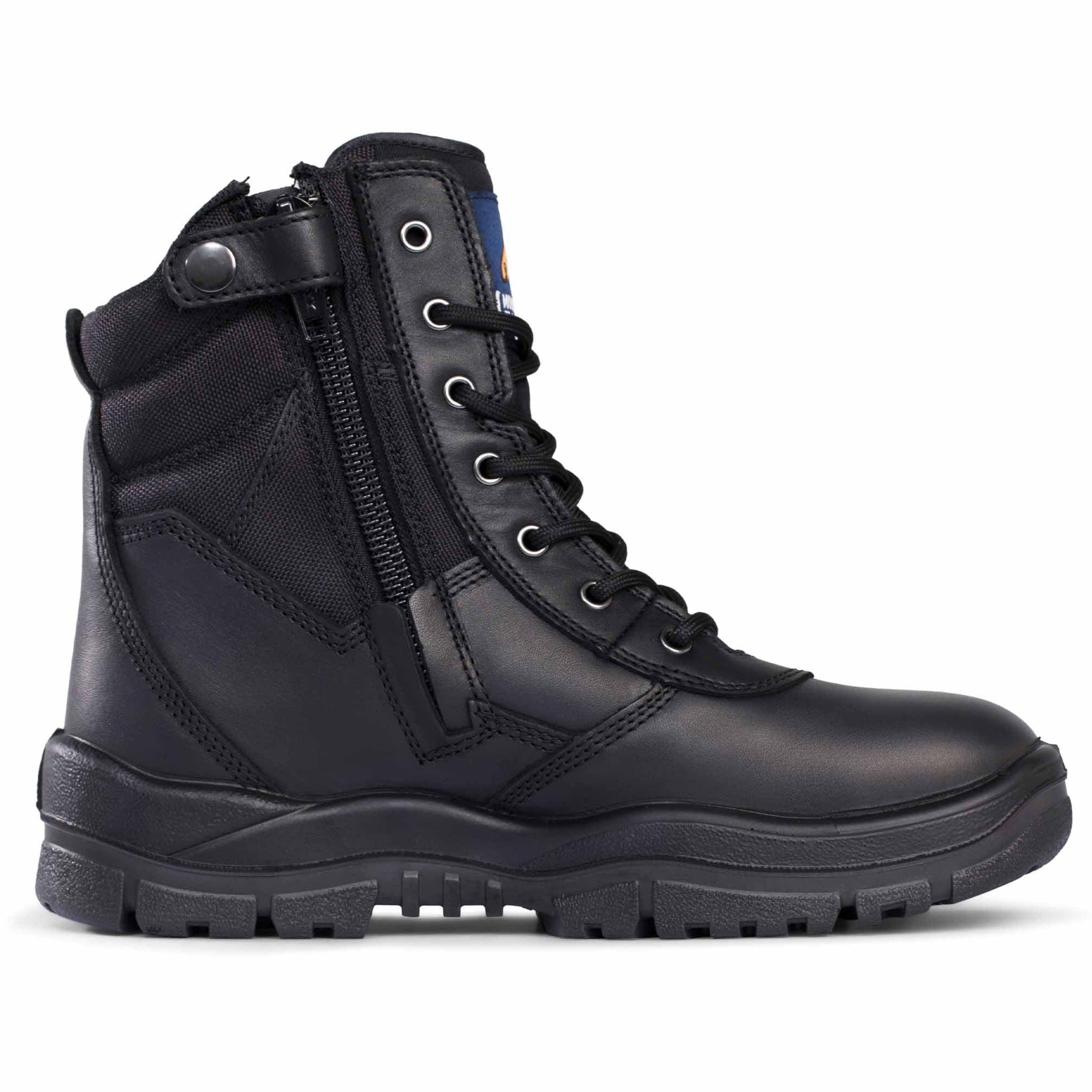 Mongrel Black Non Safety High Leg Zipsider Boot (951020) - Ace Workwear