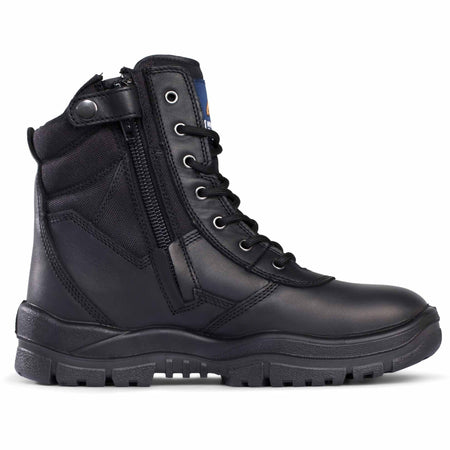 Mongrel Black Non Safety High Leg Zipsider Boot (951020) - Ace Workwear