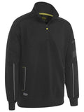 Bisley 1/4 Zip Work Fleece Pullover With Sherpa Lining (BK6924)