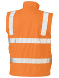 Bisley Reversible Taped Hi Vis Rail Wet Weather Vest (BK0364T)