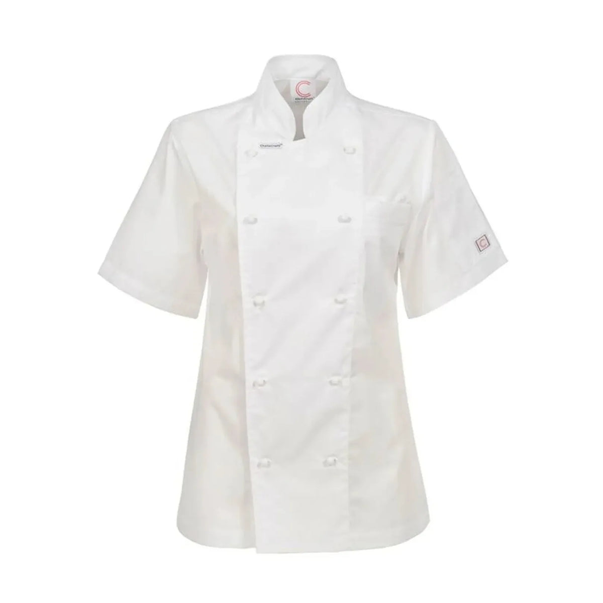 Workcraft Chefscraft Womens Lightweight Executive Short Sleeve Chefs Lightweight Jacket (CJL22) - Ace Workwear