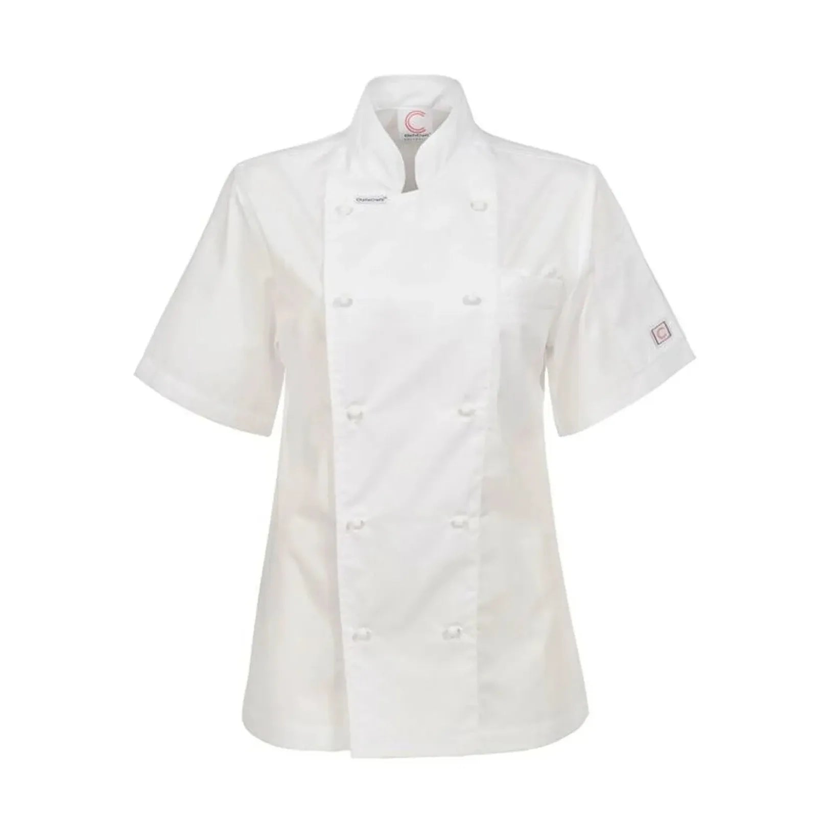 Workcraft Chefscraft Womens Lightweight Executive Short Sleeve Chefs Lightweight Jacket (CJL22) - Ace Workwear