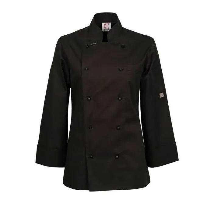 Workcraft Chefscraft Womens Lightweight Executive Long Sleeve Shefs Jacket (CJL20) - Ace Workwear