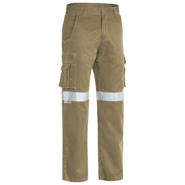 Bisley Taped 11 Pocket Mens Cool Lightweight Cargo Pants (BPC6431T) (Clearance) - Ace Workwear