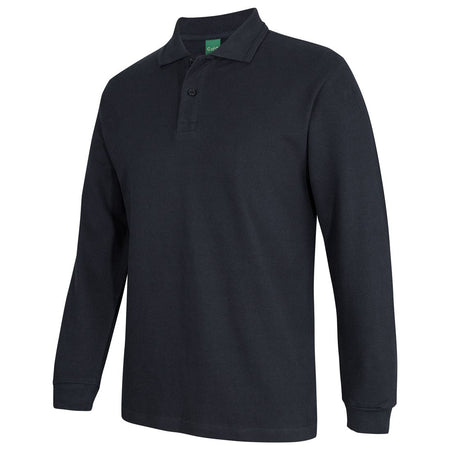 JB's C of C 320g L/S Popcorn Cotton Polo (2PCL) - Ace Workwear