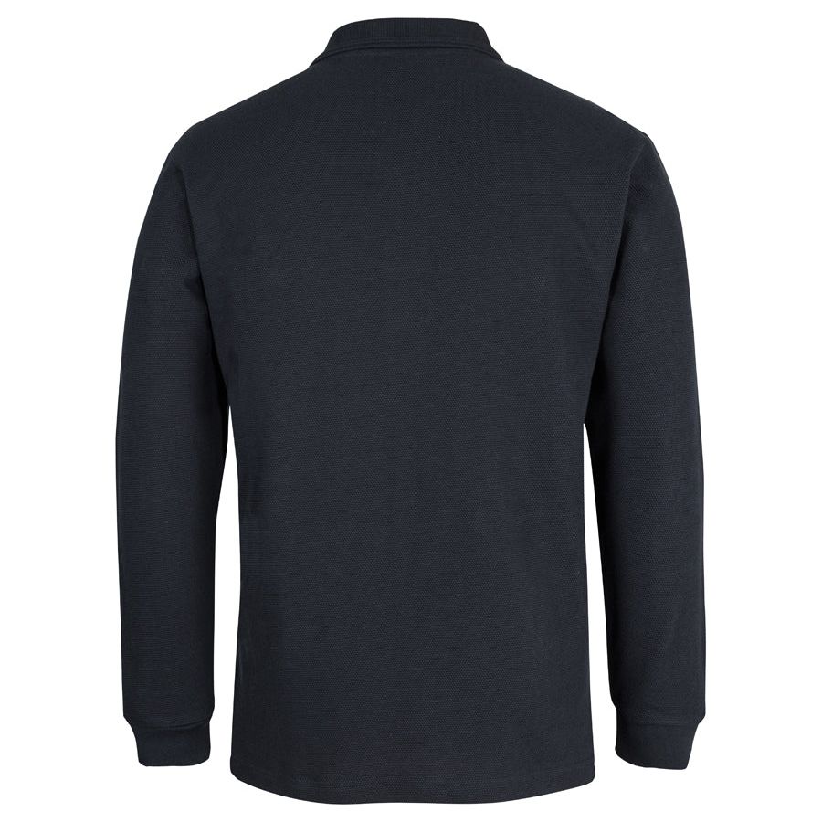 JB's C of C 320g L/S Popcorn Cotton Polo (2PCL) - Ace Workwear