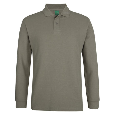 JB's C of C 320g L/S Popcorn Cotton Polo (2PCL) - Ace Workwear