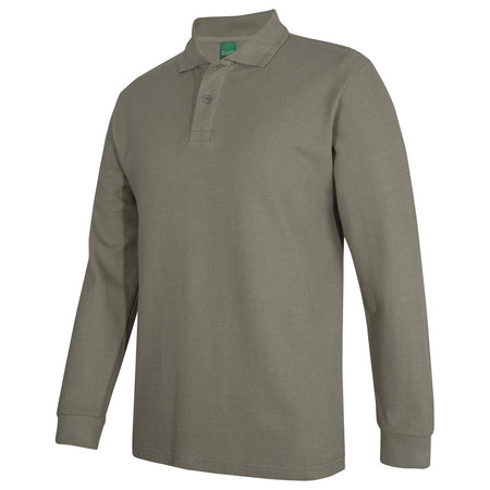 JB's C of C 320g L/S Popcorn Cotton Polo (2PCL) - Ace Workwear