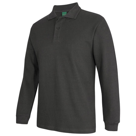 JB's C of C 320g L/S Popcorn Cotton Polo (2PCL) - Ace Workwear