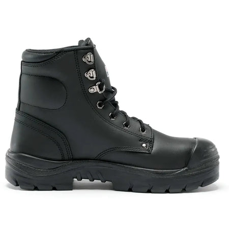 Steel Blue Black Argyle Lace Up TPU/Bump Cap Safety Boots (332102) (Pre Order) - Ace Workwear