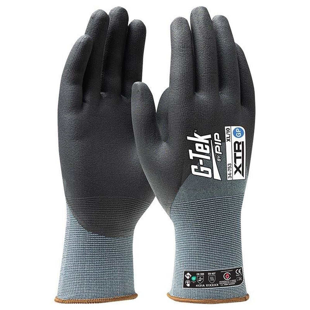 G-Tek XTR 15G GP Nitrile 3/4 Dip Glove - Carton of 120 (34-753) - Ace Workwear