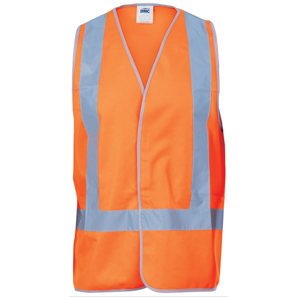 DNC Day/Night "X" Back Safety Vest with CSR R/Tape (3805)