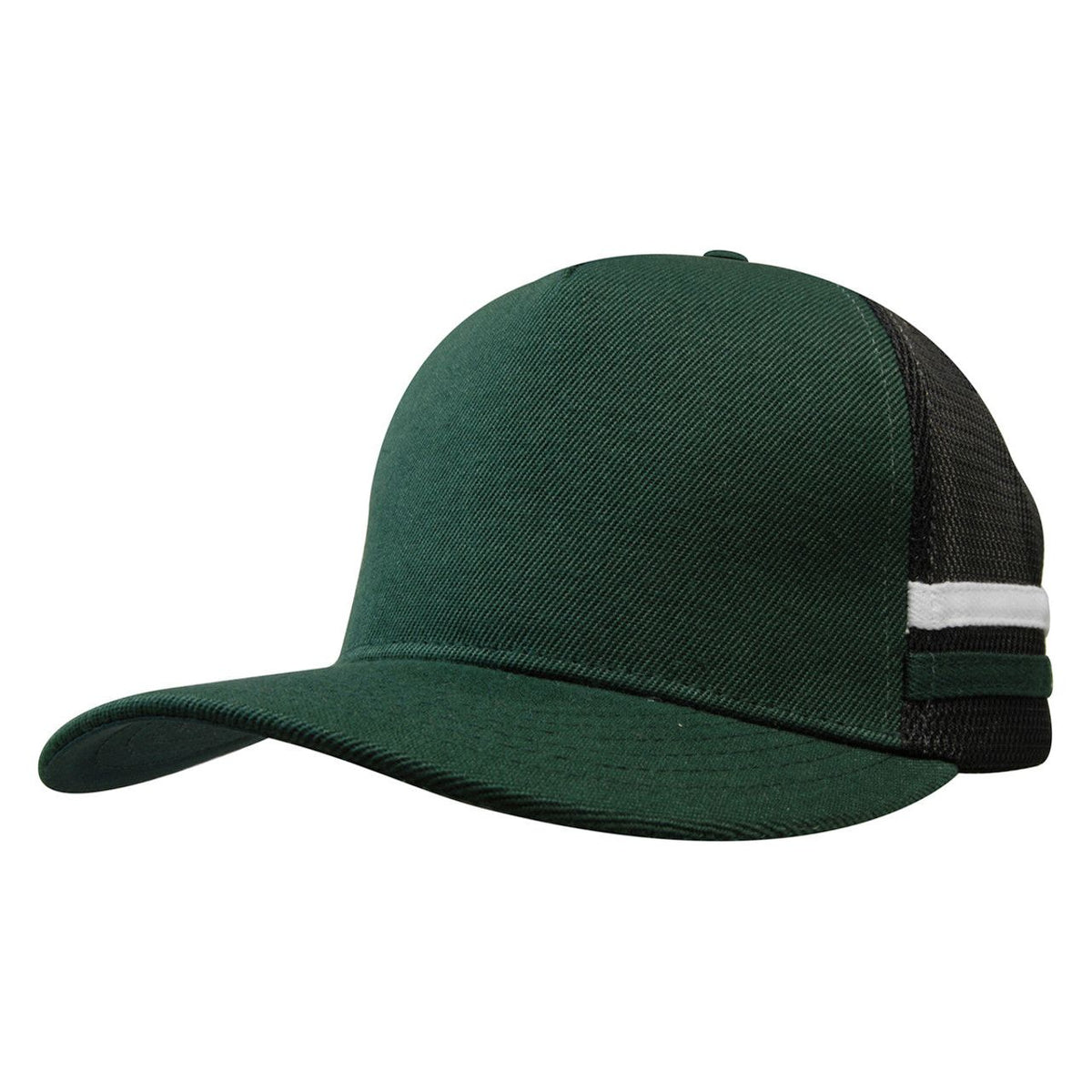 American Premium Twill/Mesh Deep Fit Trucker With Stripes - Pack of 25 (3995) - Ace Workwear