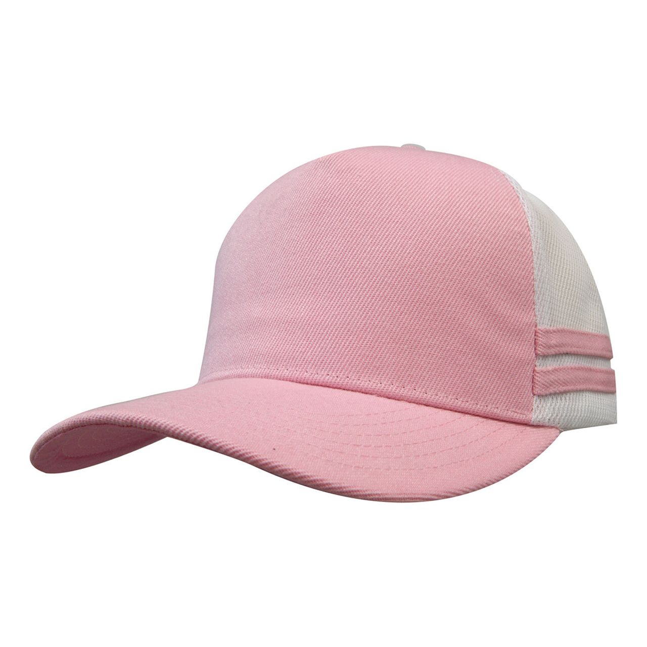 American Premium Twill/Mesh Deep Fit Trucker With Stripes - Pack of 25 (3995) - Ace Workwear