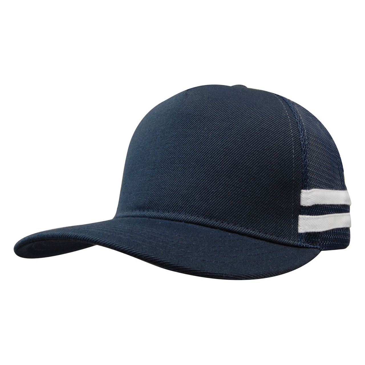 American Premium Twill/Mesh Deep Fit Trucker With Stripes - Pack of 25 (3995) - Ace Workwear