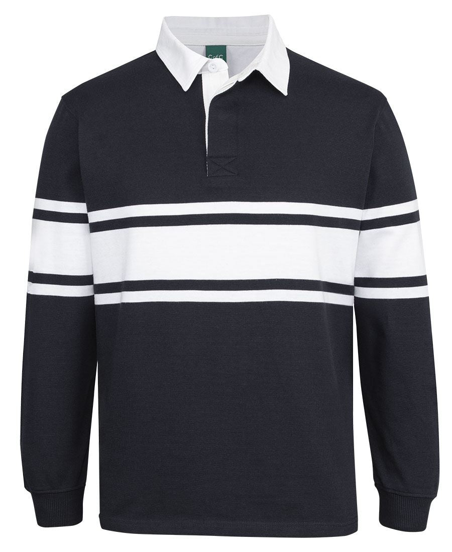 JB's C Of C 3 Stripe Yarn Dyed Rugby (3RY3)