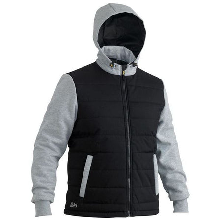 Bisley Flx & Move Contrast Puffer Fleece Hoodie (BJ6944) - Ace Workwear